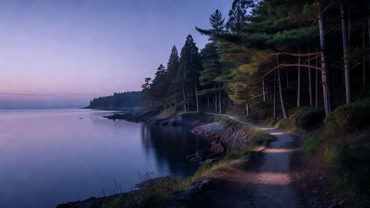 黄昏の道 — Twilight Shore Path