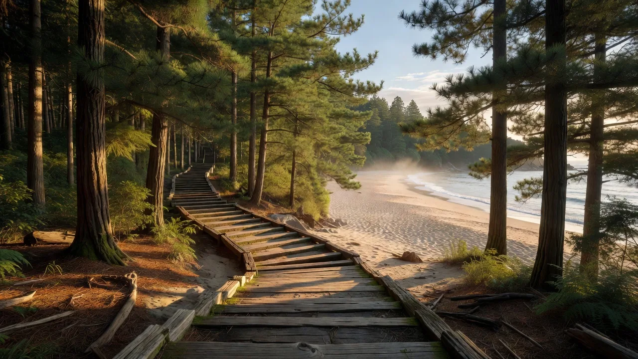 階段道 — The Wooden Stairway